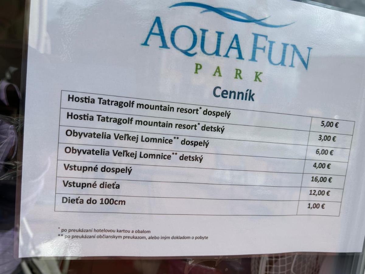 Apartliv Velka Lomnica Εξωτερικό φωτογραφία